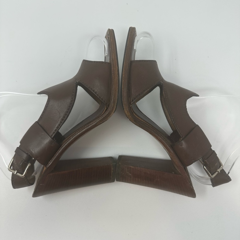 PRADA Pumps Sandals Brown Women's EU 38/US8 - Picture 6 of 16